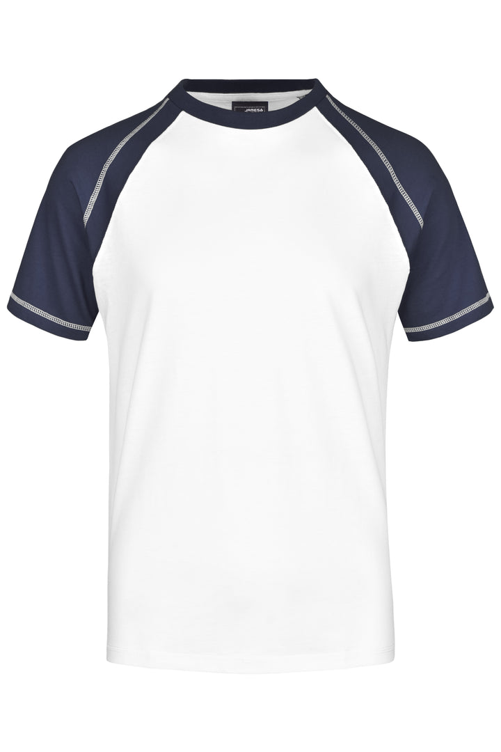 Men's Raglan-T - white/navy