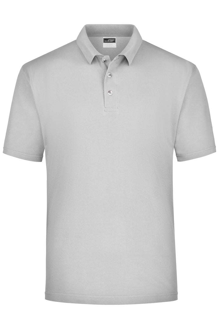 Polo-Piqué Medium - light-grey