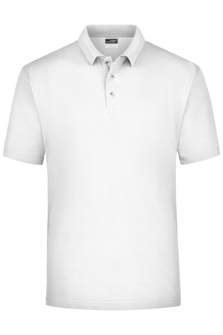 Polo-Piqué Medium - white