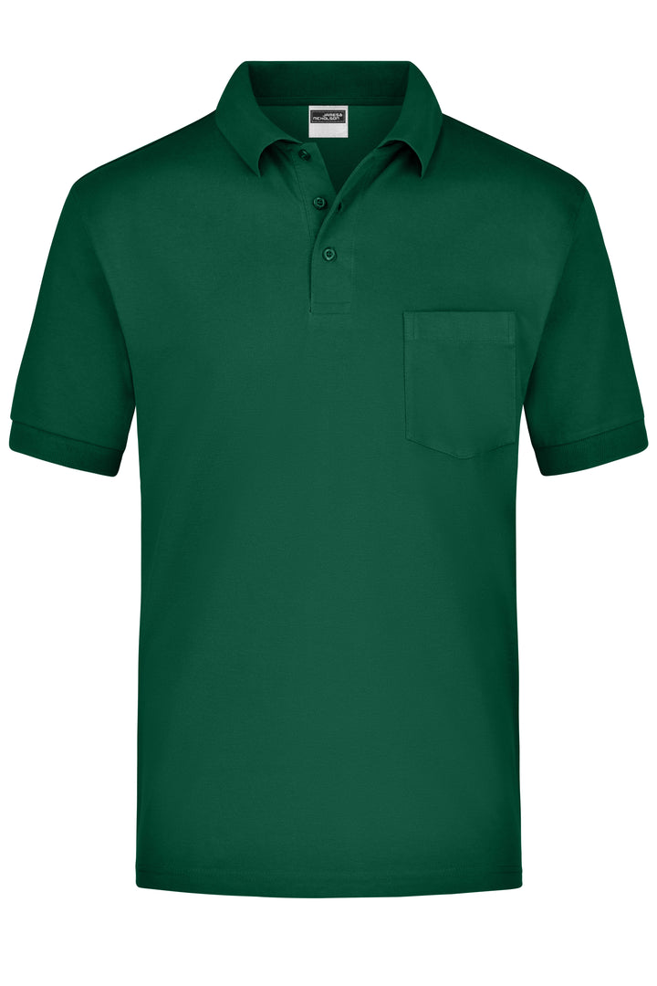 Polo-Piqué Pocket - dark-green