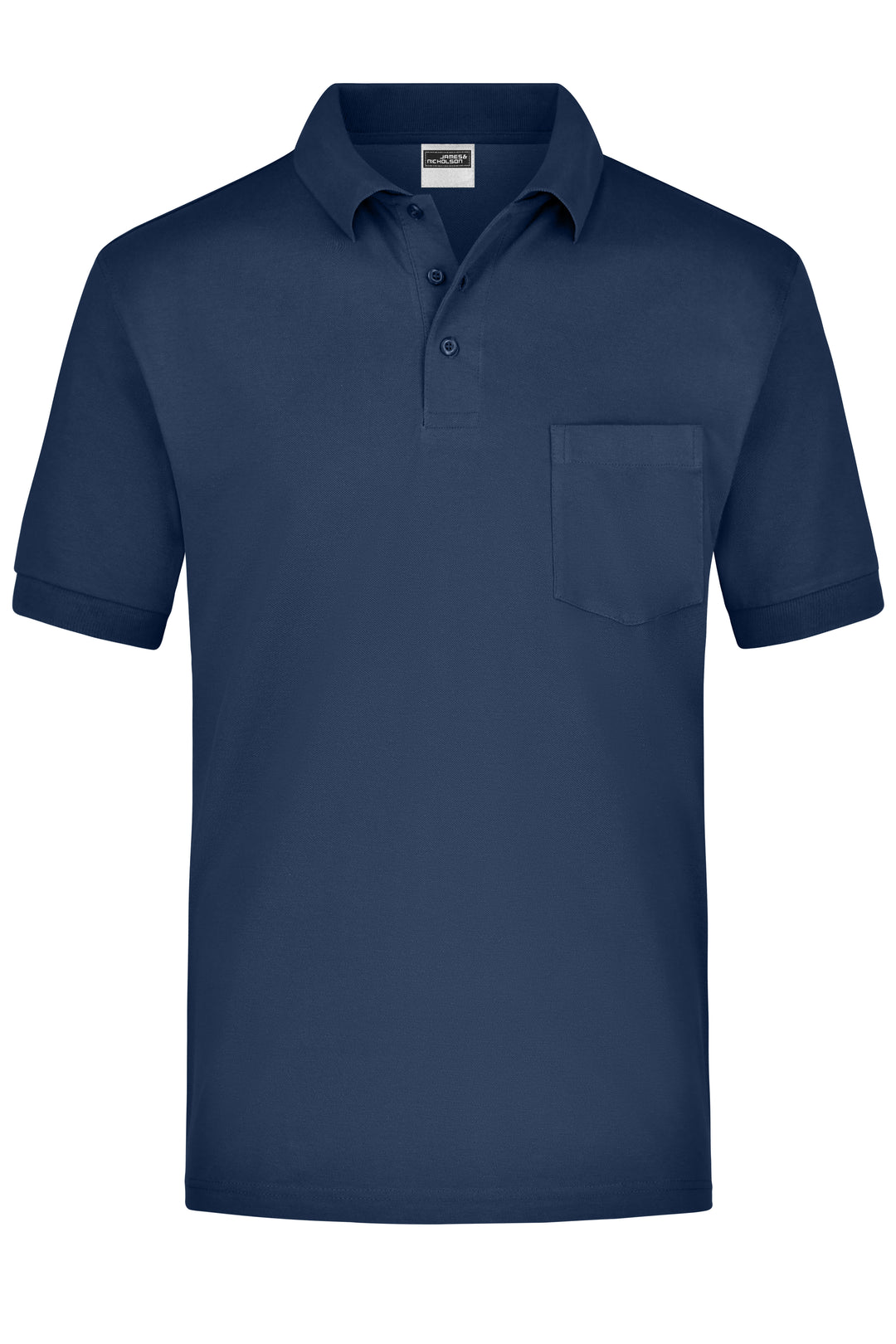 Polo-Piqué Pocket - navy