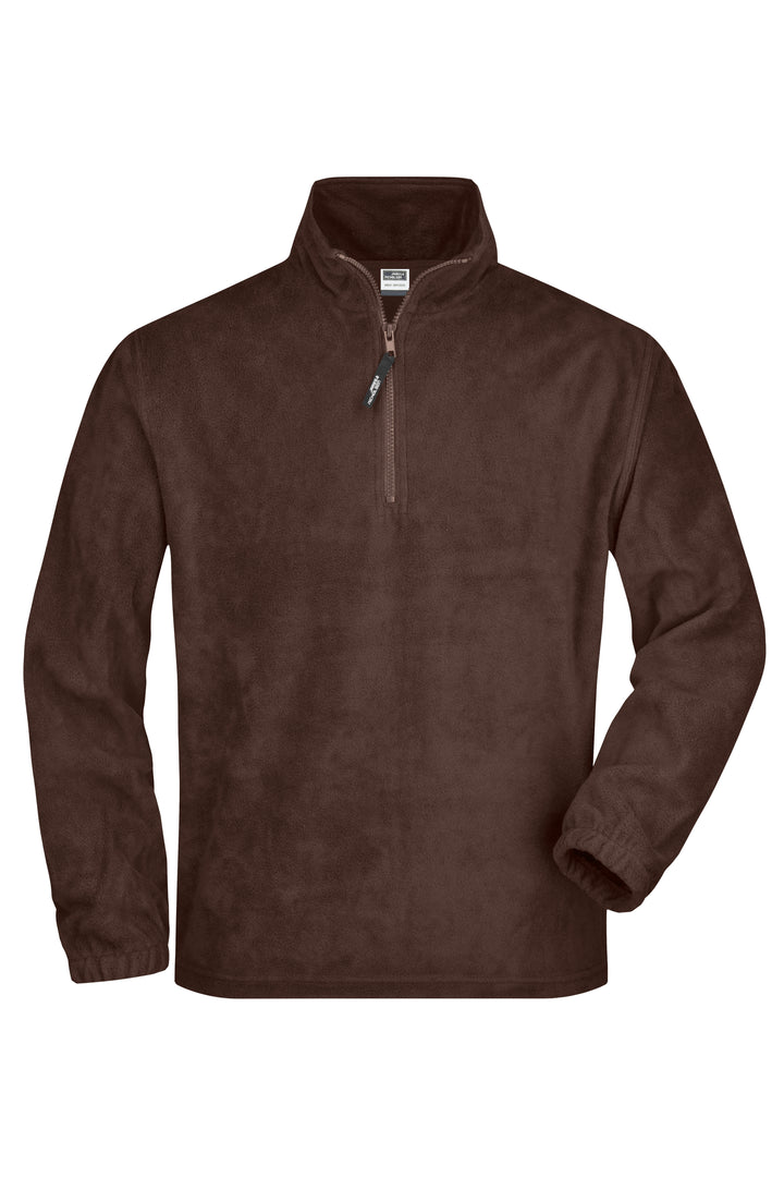 Half-Zip Fleece - brown