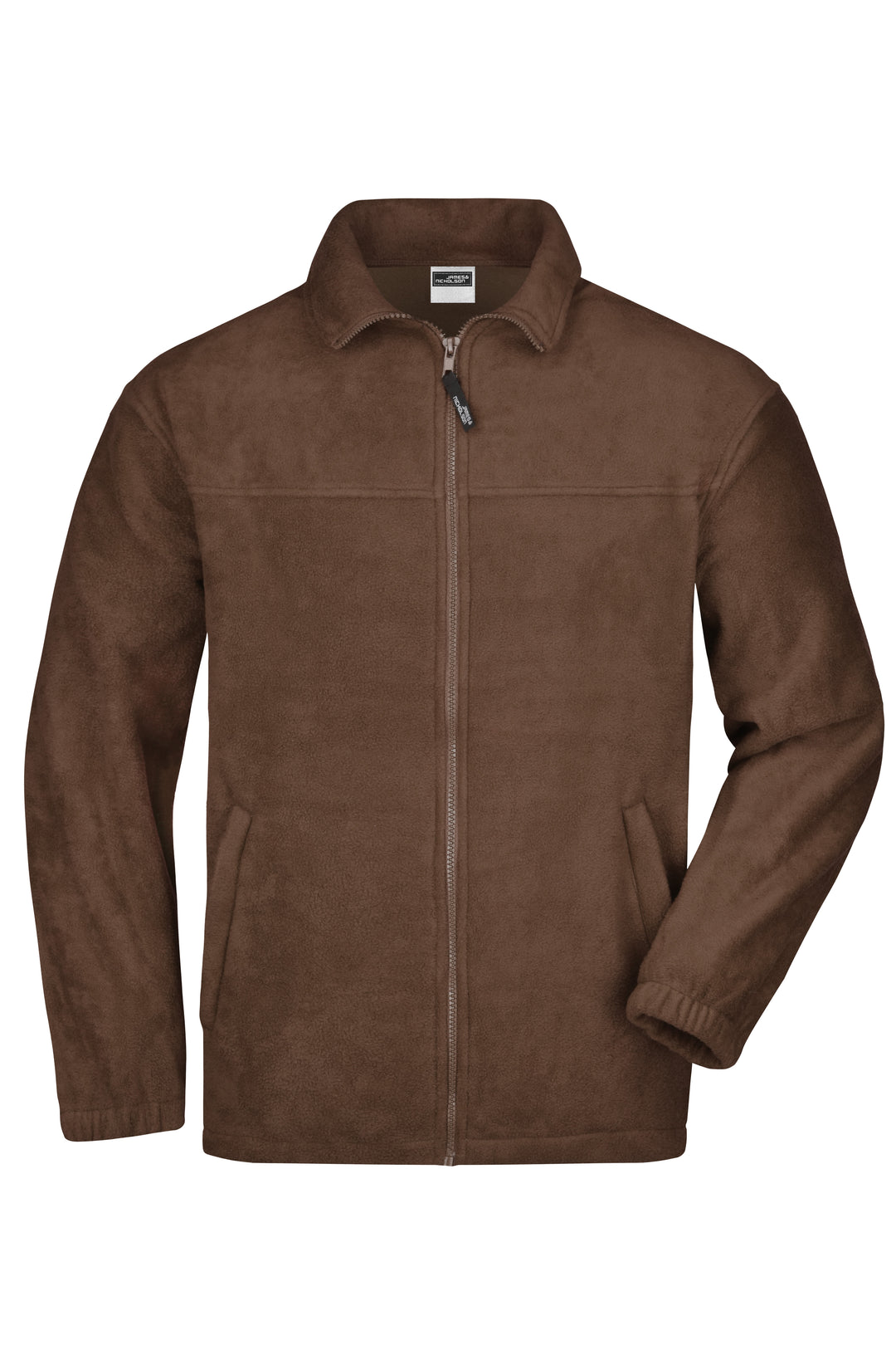 Full-Zip Fleece - brown