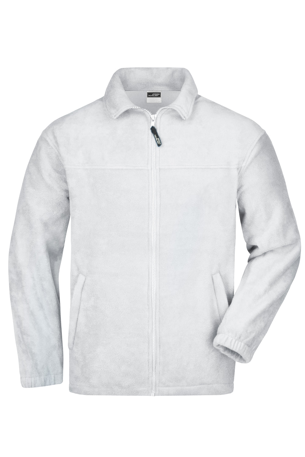 Full-Zip Fleece - white