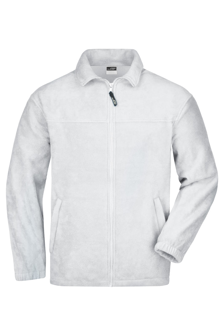 Full-Zip Fleece - white