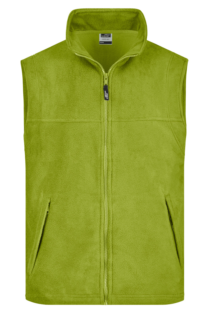 Fleece Vest - lime-green