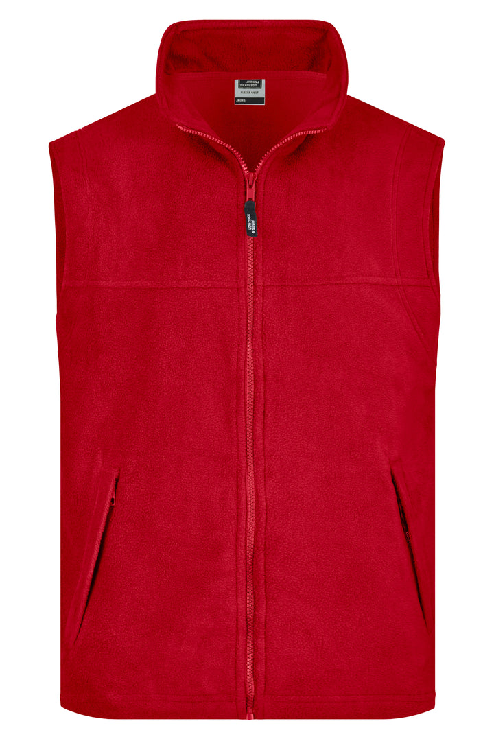 Fleece Vest - red