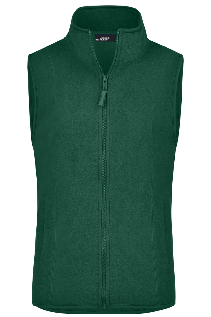 Girly Microfleece Vest - dark-green