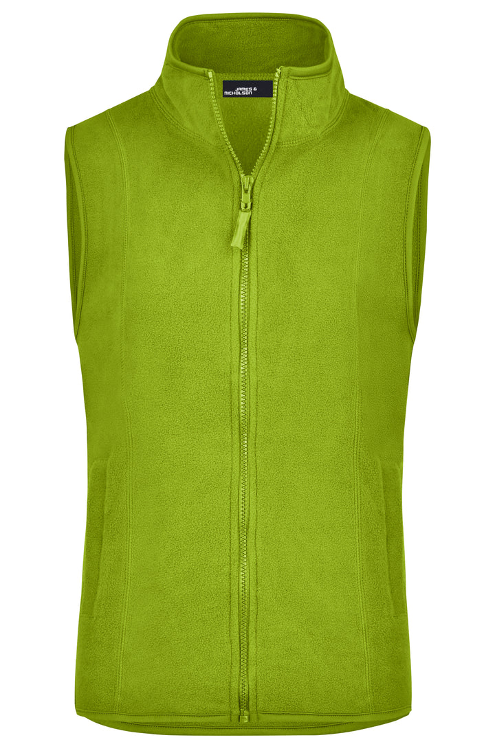 Girly Microfleece Vest - lime-green