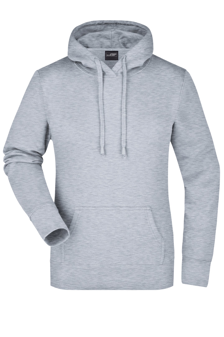 Ladies' Hooded Sweat - grey-heather
