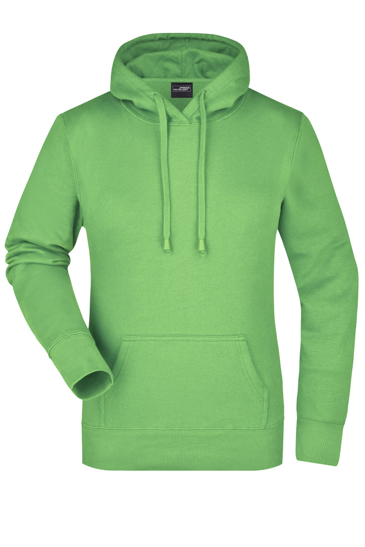 Ladies' Hooded Sweat - lime-green
