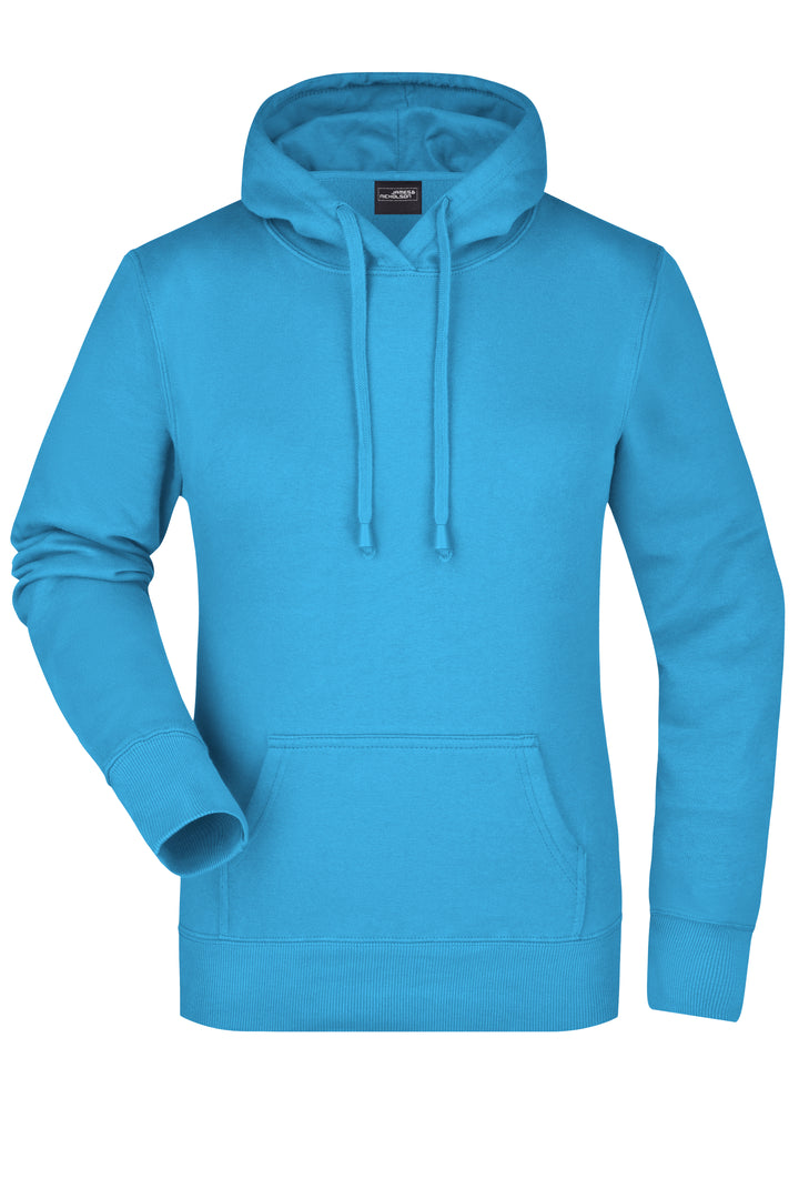 Ladies' Hooded Sweat - turquoise