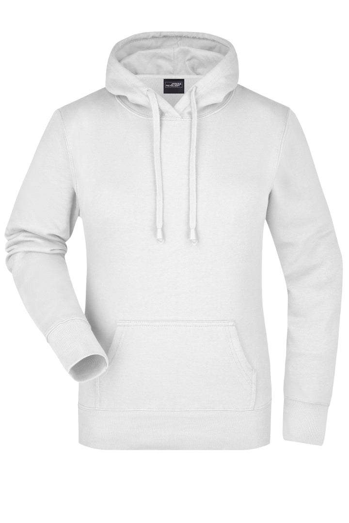Ladies' Hooded Sweat - white
