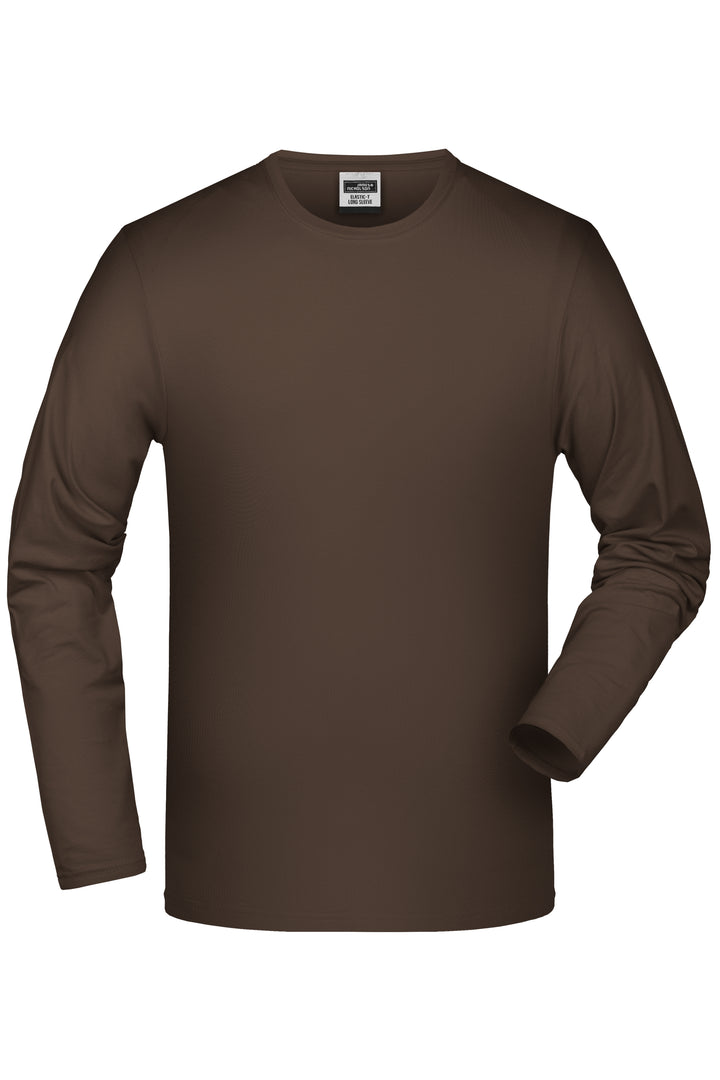 Elastic-T Long-Sleeved - brown