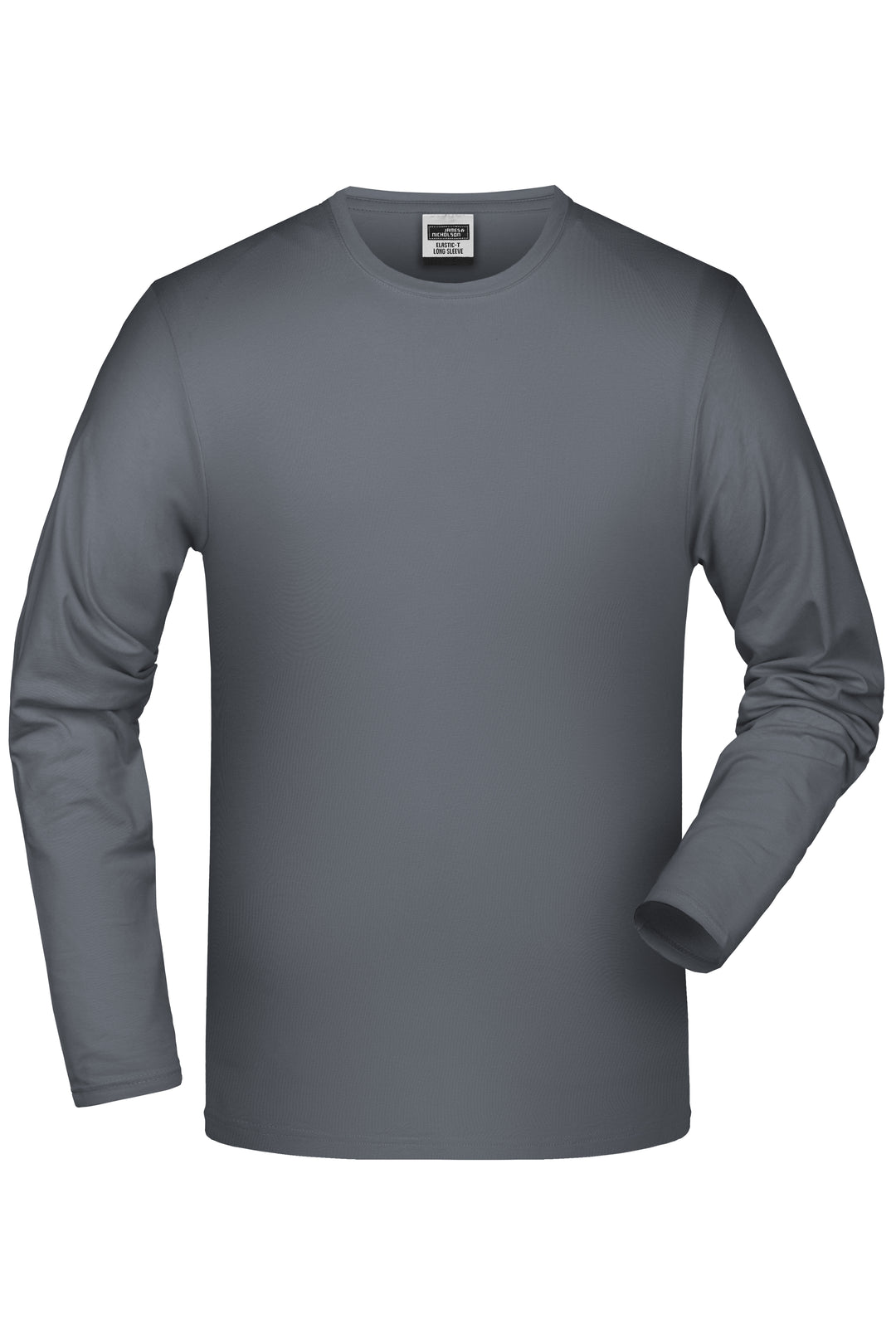 Elastic-T Long-Sleeved - mid-grey