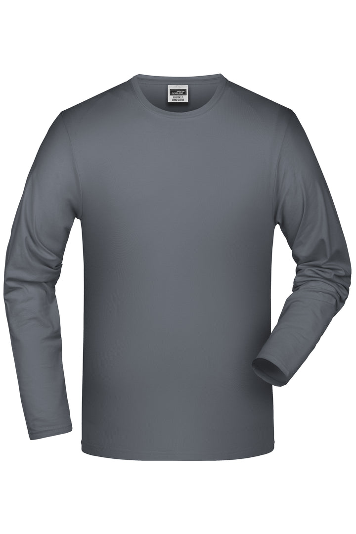 Elastic-T Long-Sleeved - mid-grey