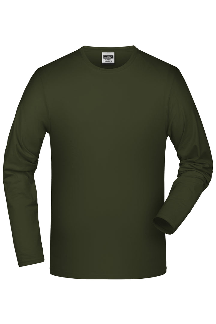 Elastic-T Long-Sleeved - olive