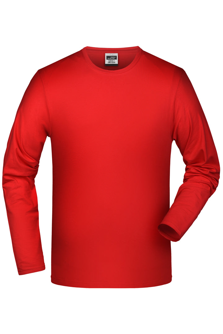 Elastic-T Long-Sleeved - red
