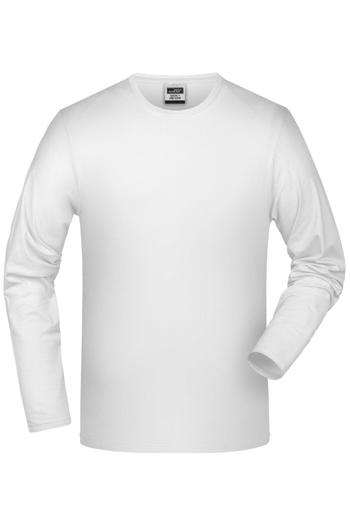 Elastic-T Long-Sleeved - white