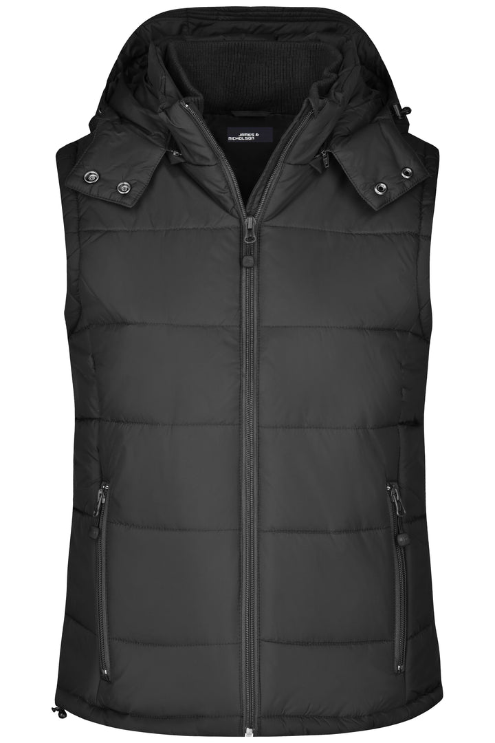 Ladies' Padded Vest - black