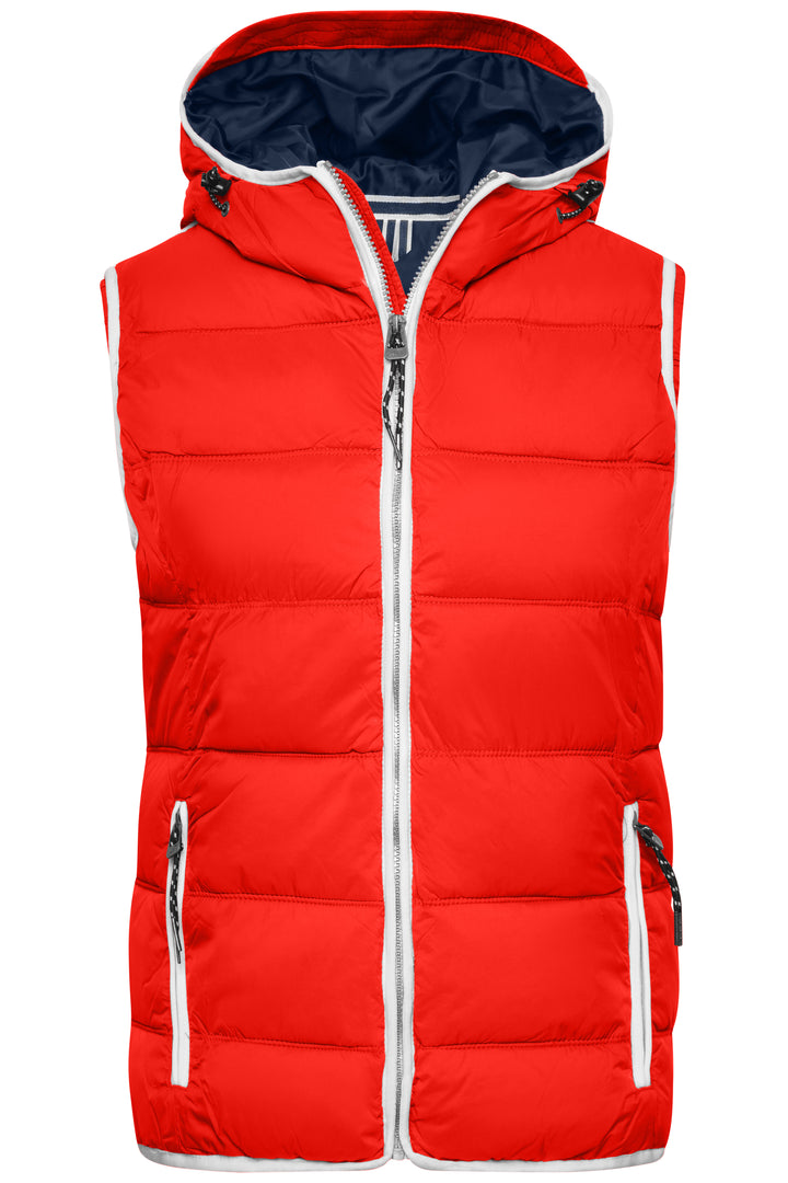 Ladies' Maritime Vest - red/white