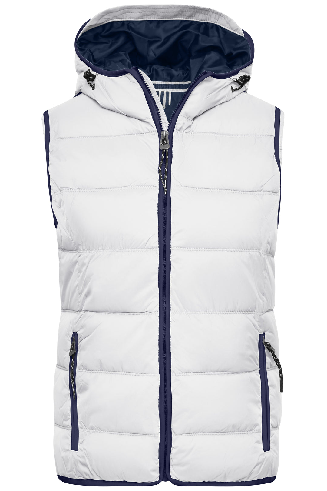 Ladies' Maritime Vest - white/navy