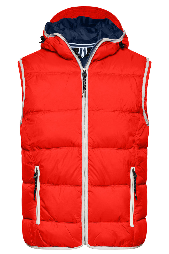 Men's Maritime Vest - red/white