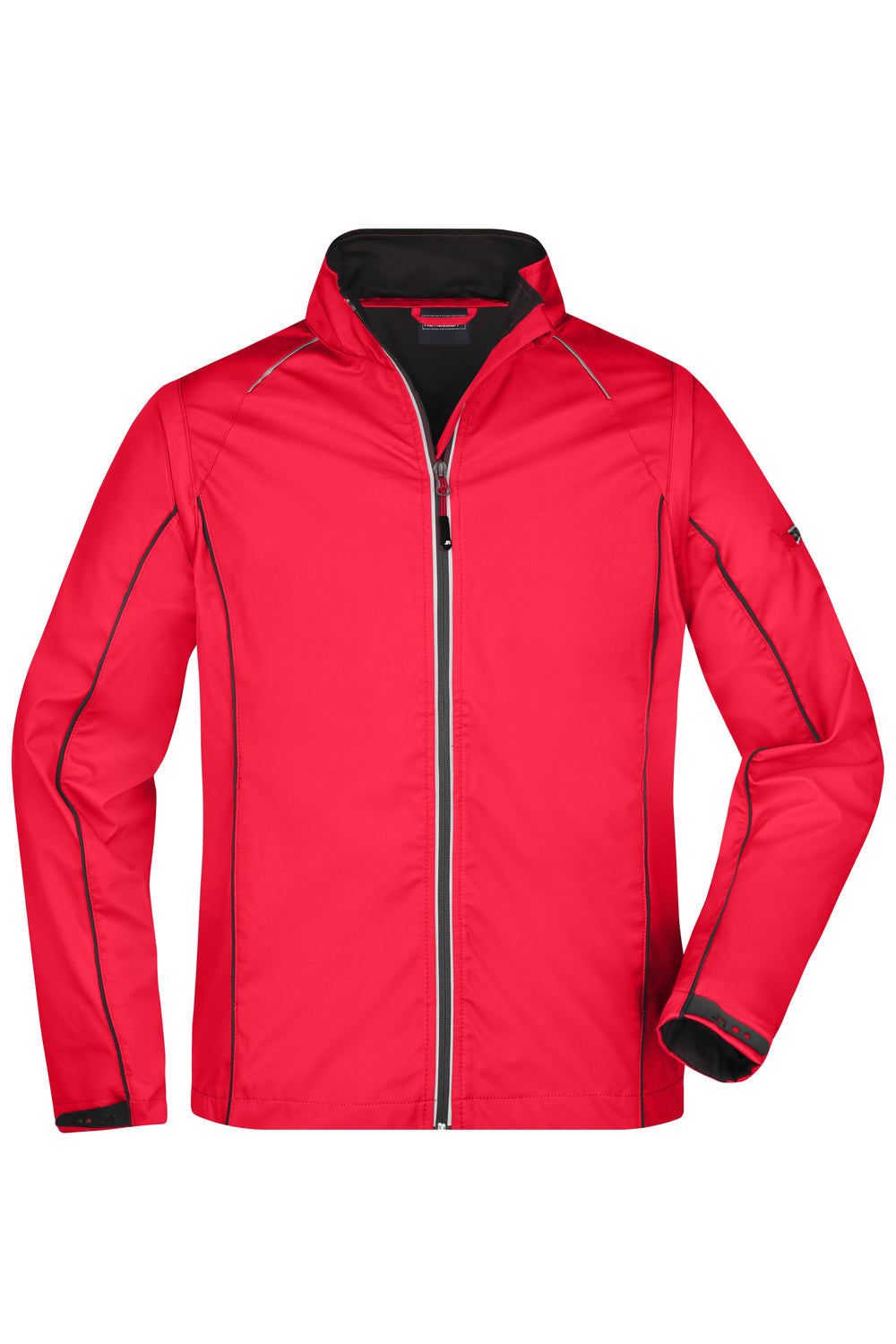 Men's Zip-Off Softshell Jacket - red/black