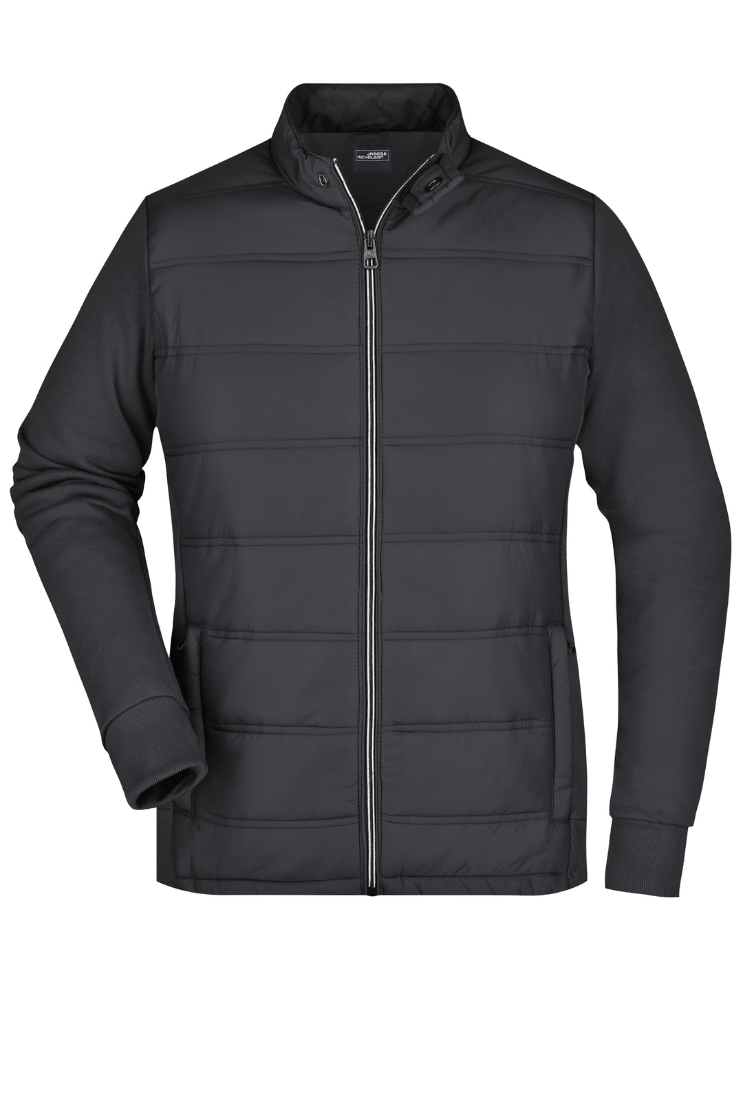 Ladies' Hybrid Sweat Jacket - black