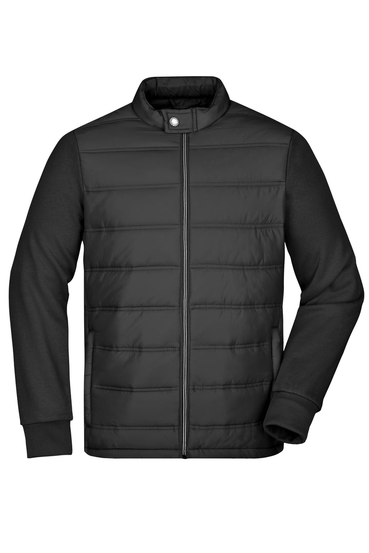 Men's Hybrid Sweat Jacket - black
