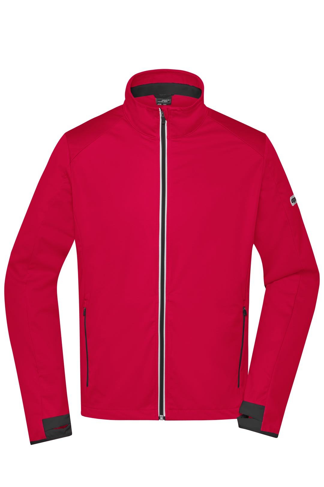 Men's Sports Softshell Jacket - light-red/black