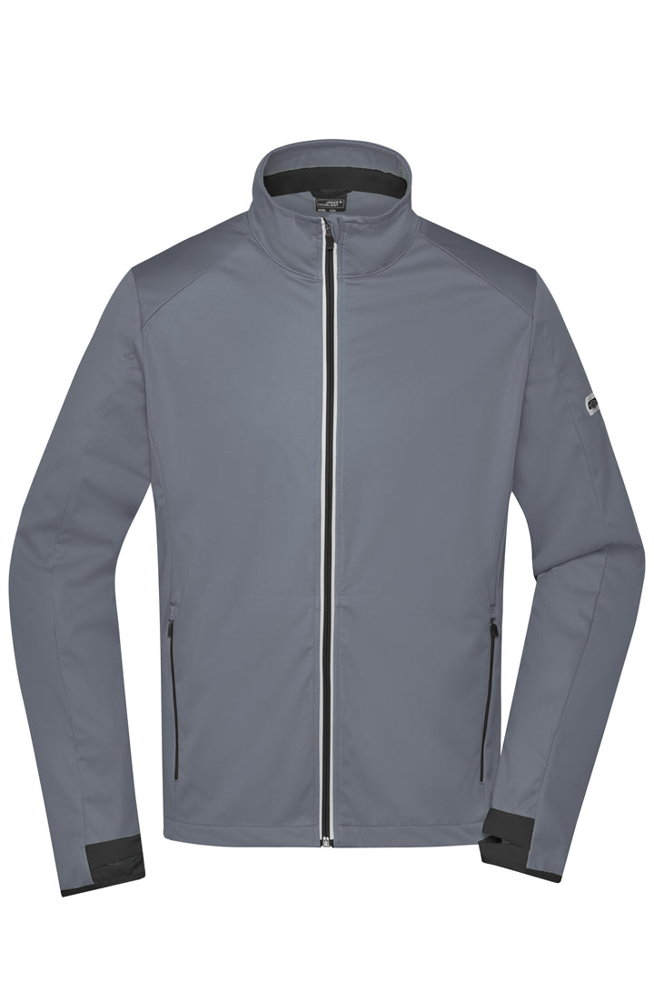 Men's Sports Softshell Jacket - titan/black