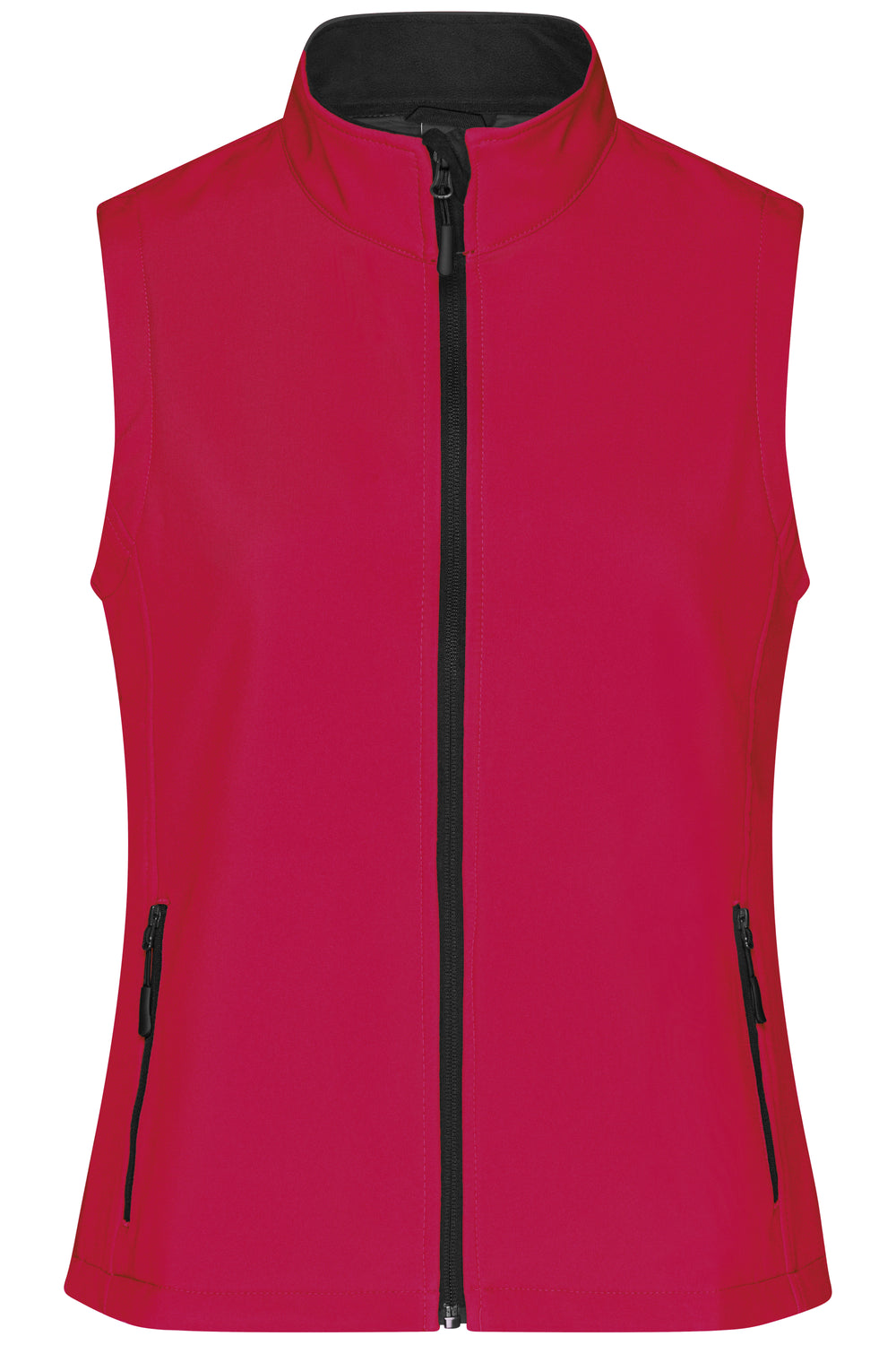 Ladies' Promo Softshell Vest - red/black