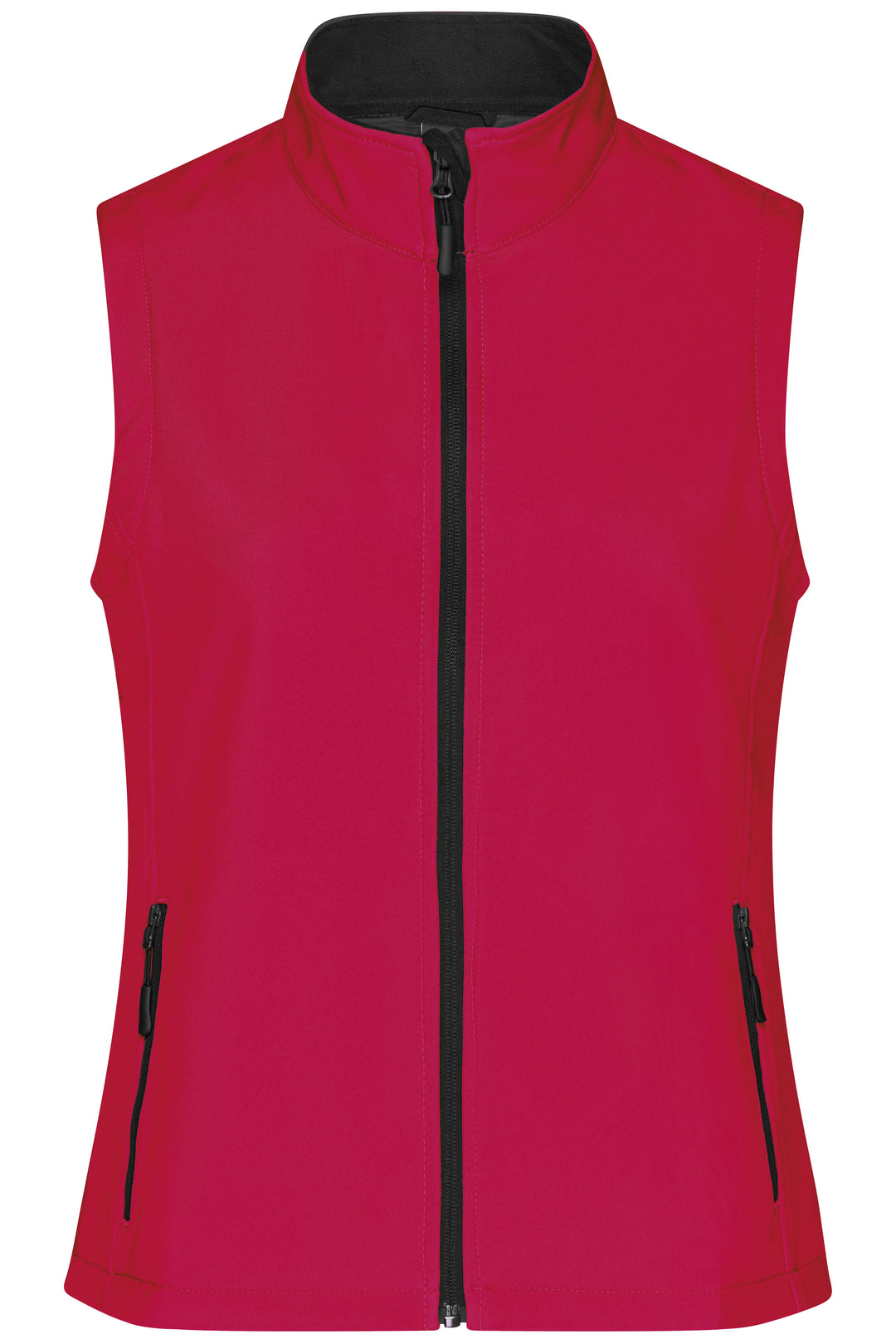 Ladies' Promo Softshell Vest - red/black
