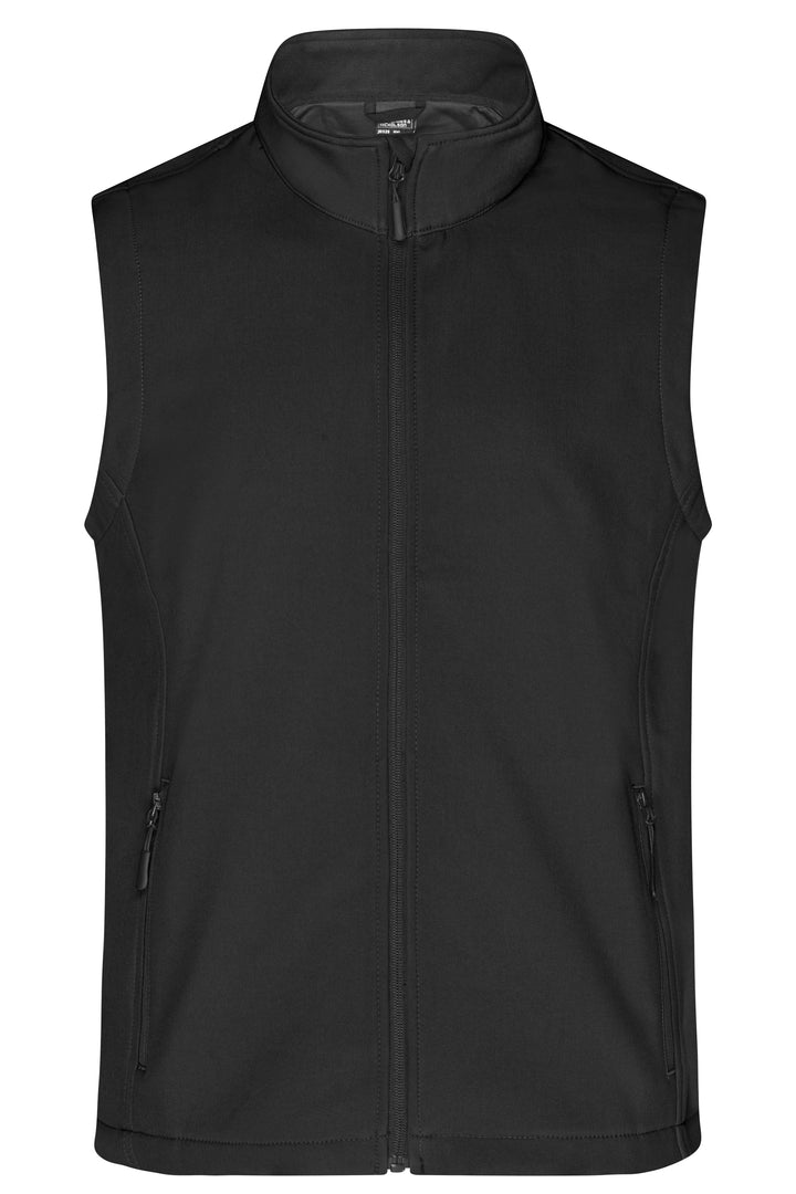 Men's Promo Softshell Vest - black/black