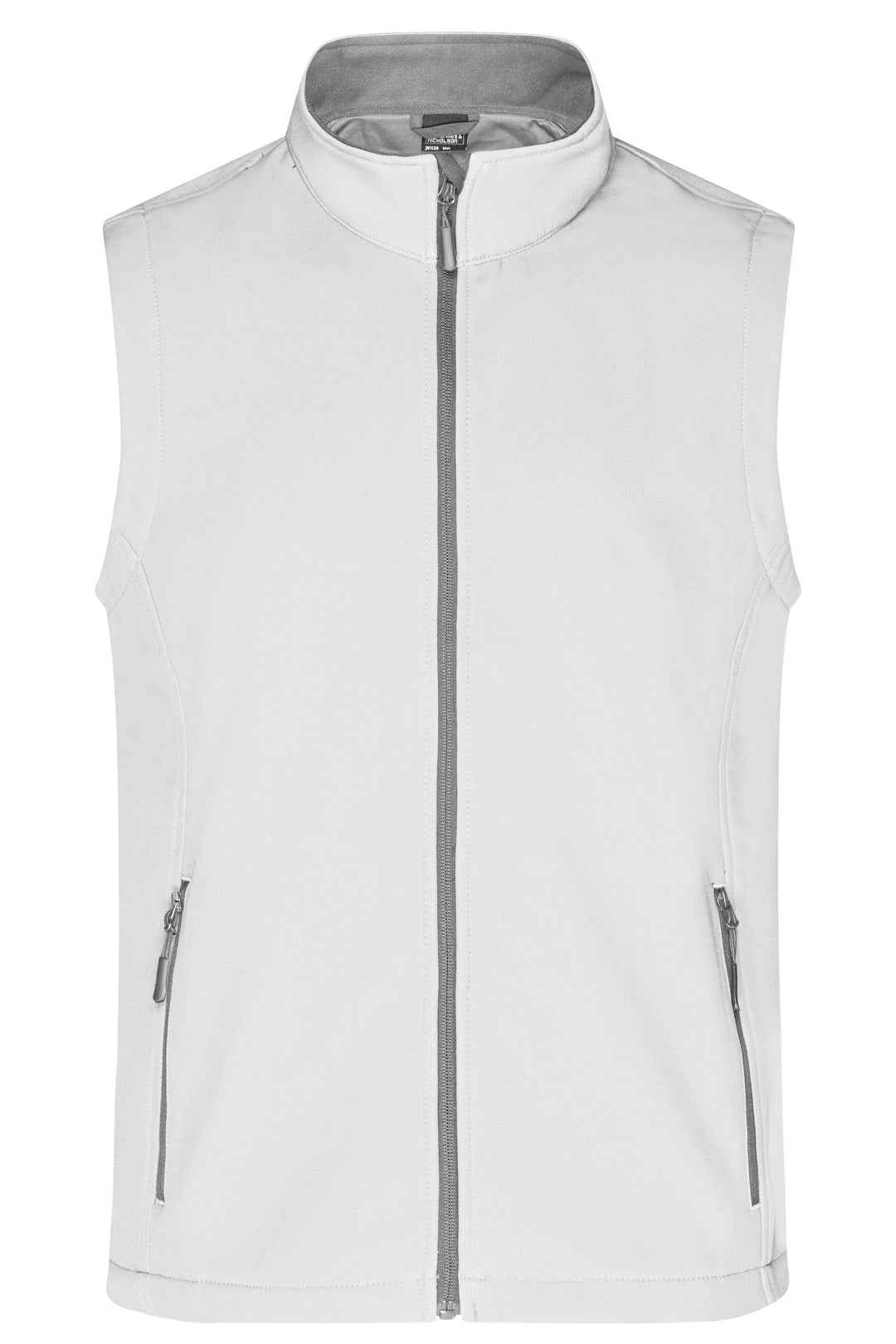 Men's Promo Softshell Vest - white/white