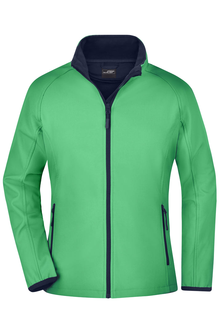 Ladies' Promo Softshell Jacket - green/navy