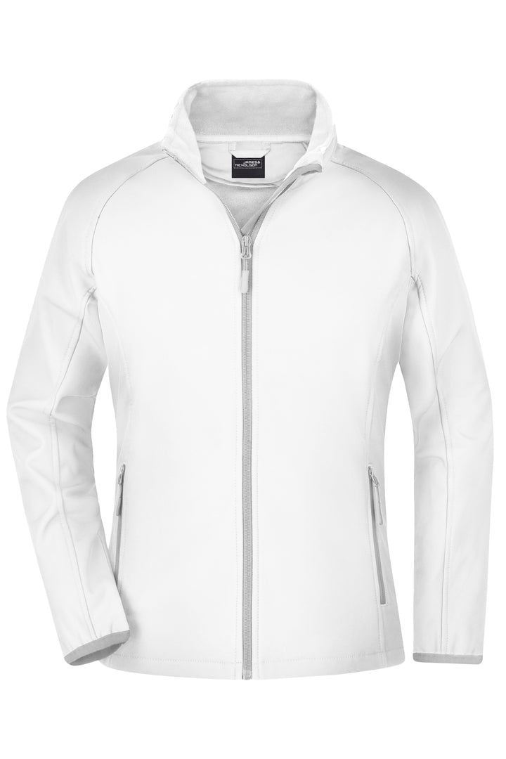 Ladies' Promo Softshell Jacket - white/white