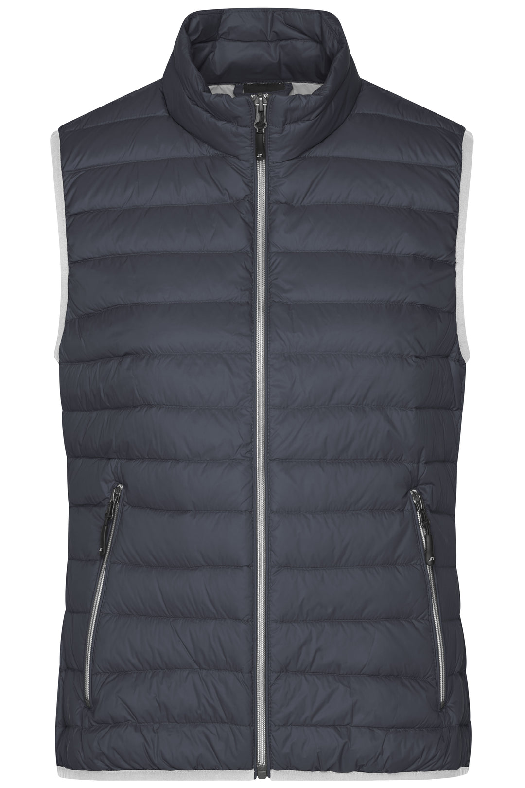Ladies' Down Vest - graphite/silver