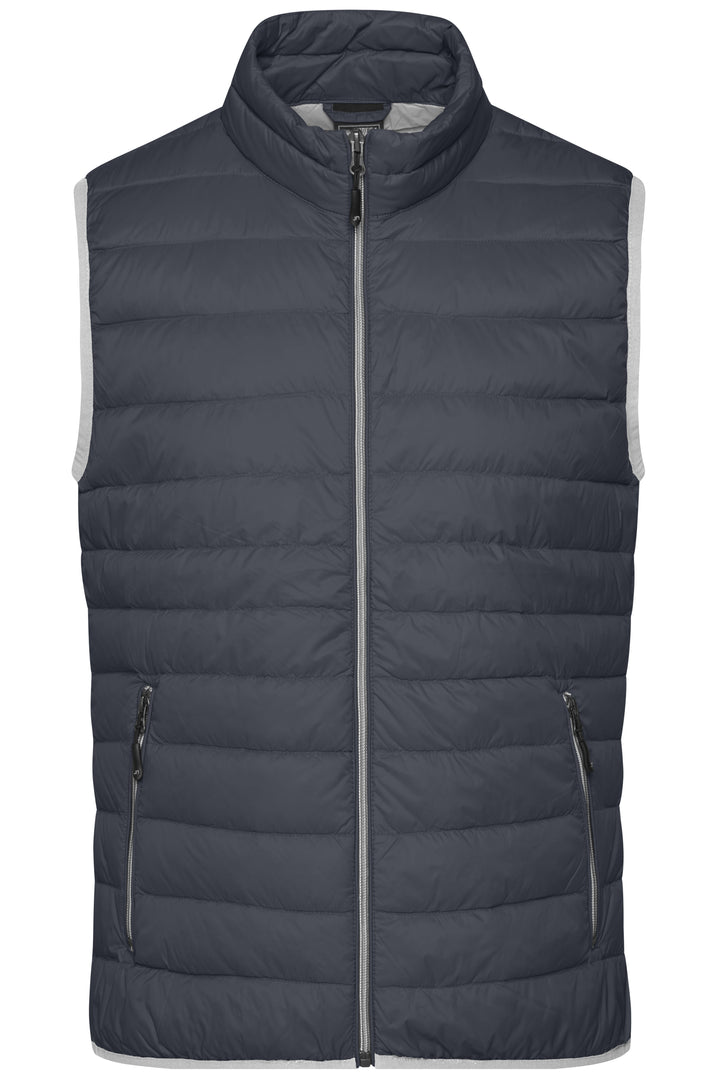 Men's Down Vest - graphite/silver