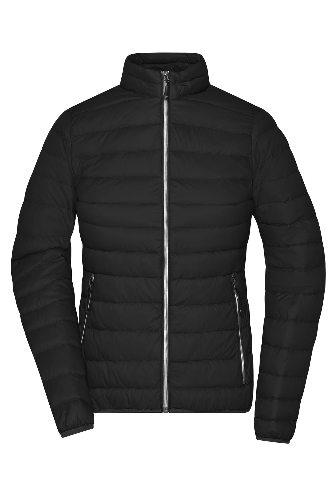 Ladies' Down Jacket - black/silver