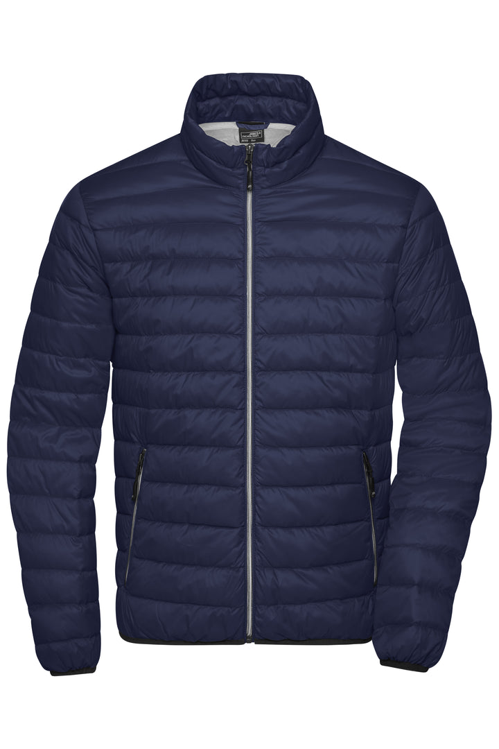 Men's Down Jacket - navy/silver
