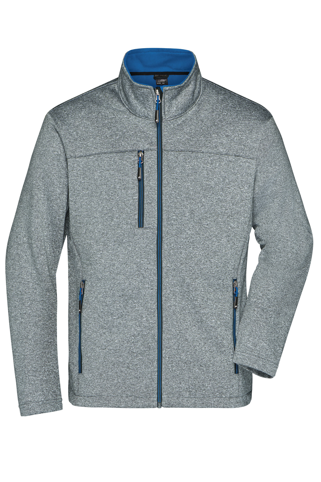 Men's Softshell Jacket - dark-melange/royal