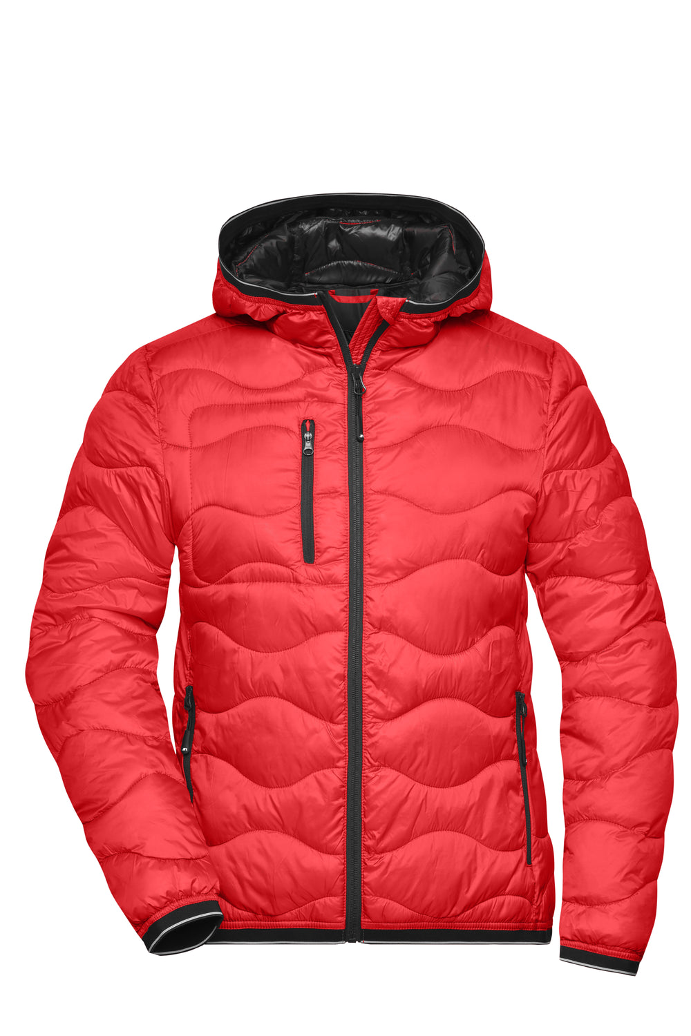 Ladies' Padded Jacket - red/black