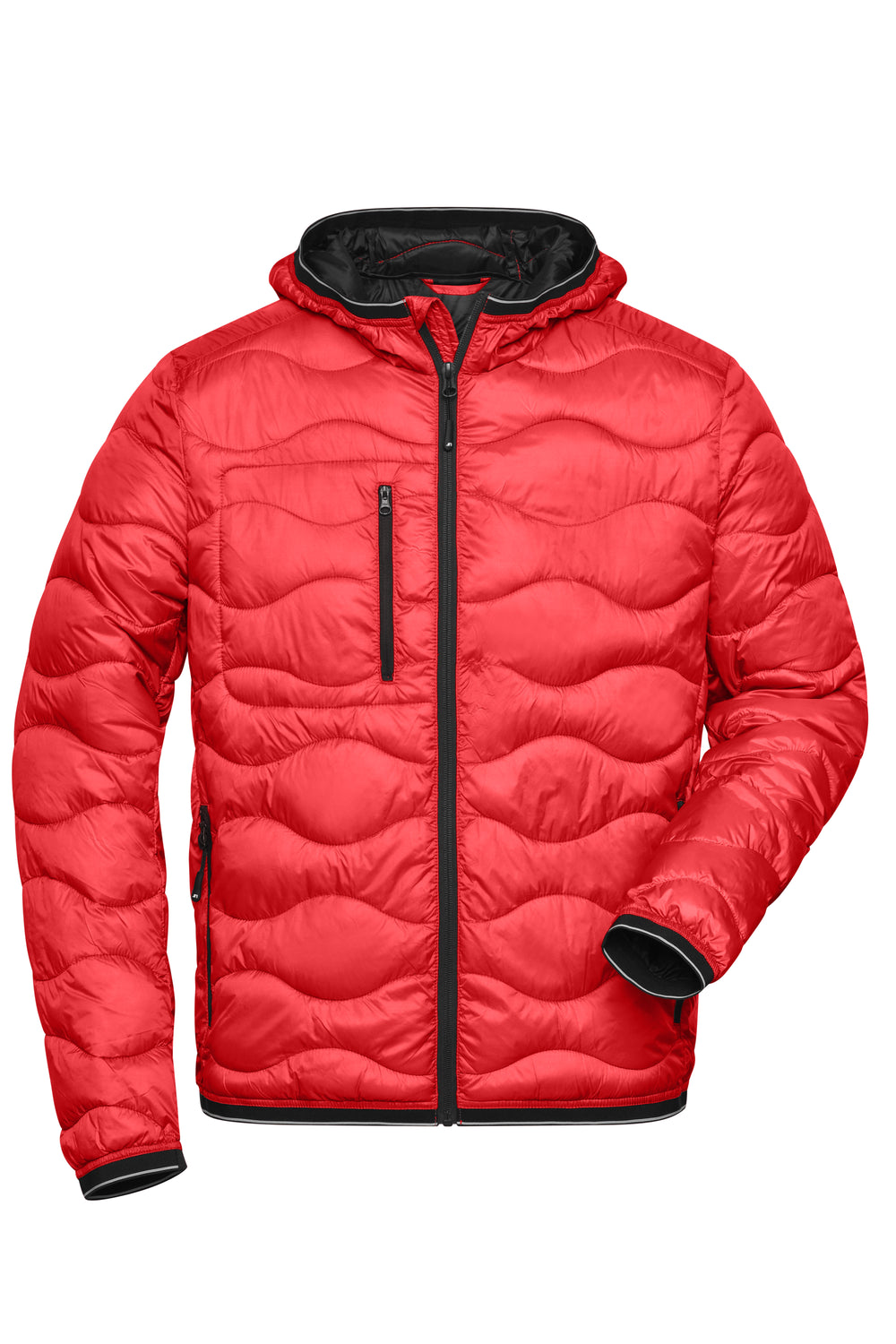 Men's Padded Jacket - red/black