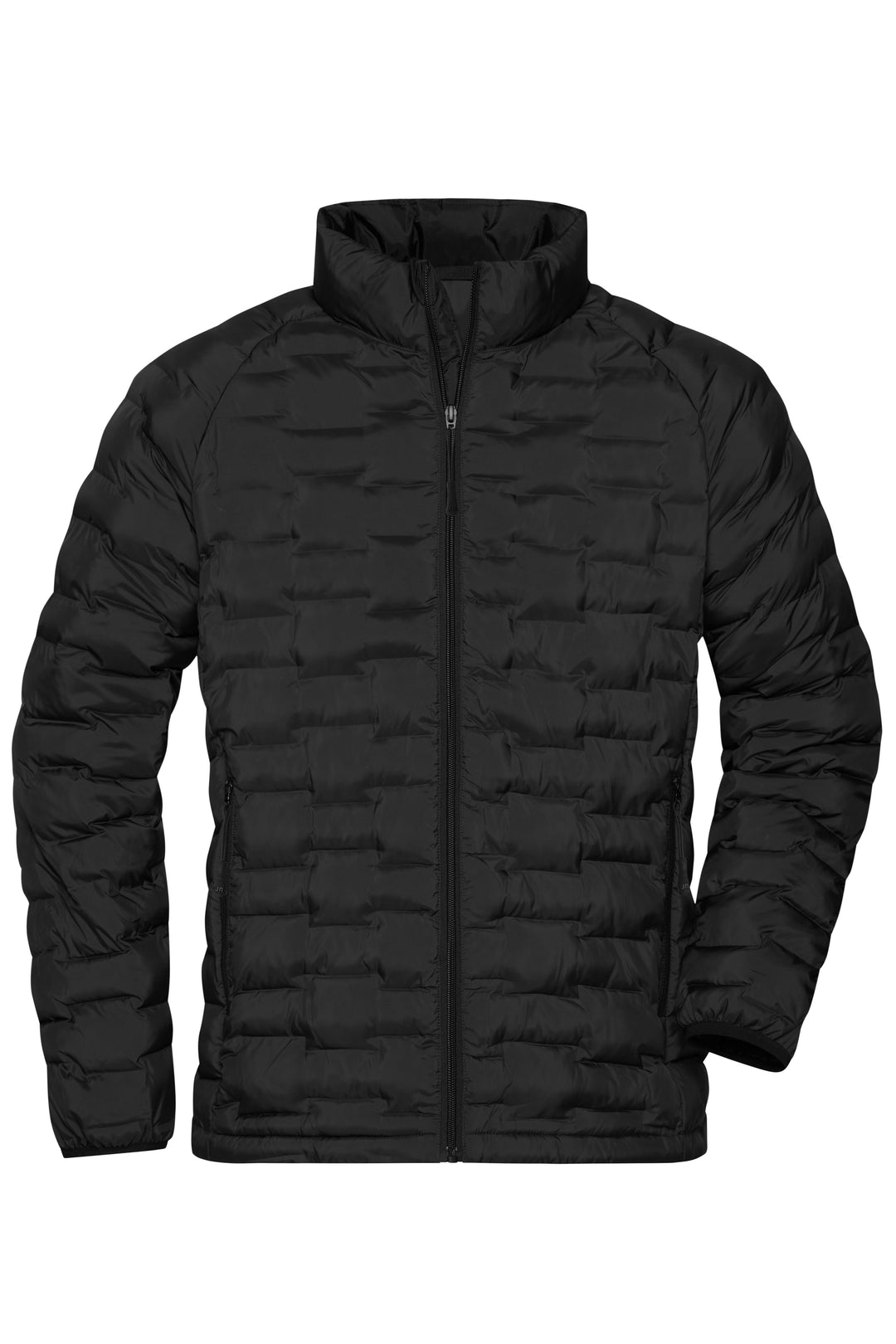Men's Modern Padded Jacket - black-matt