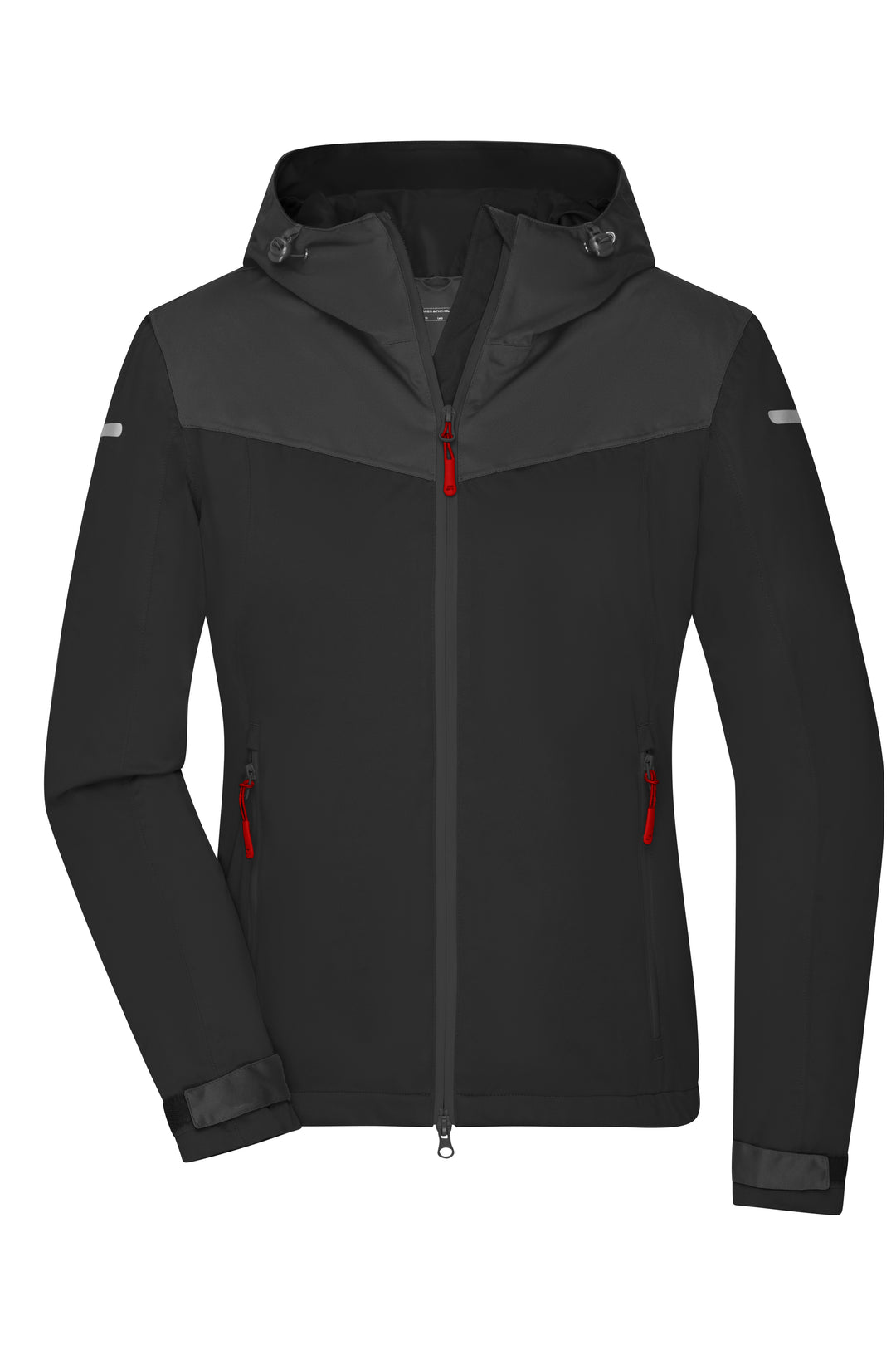 Ladies' Allweather Jacket - black/carbon/light-red