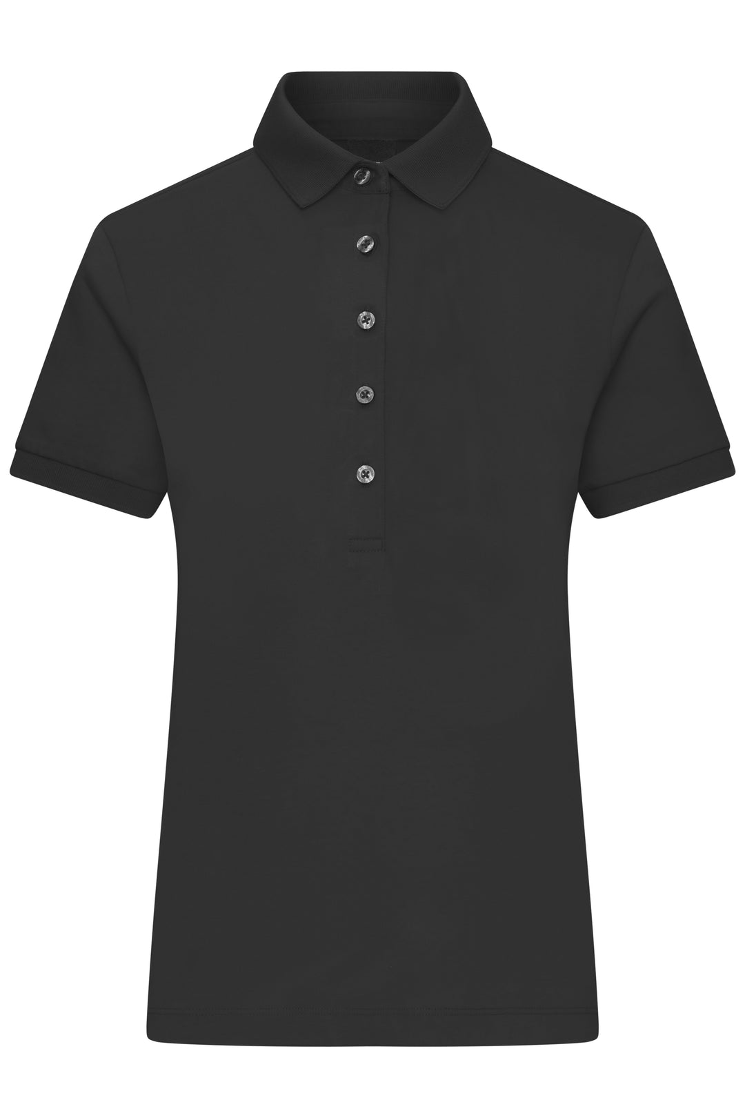 Ladies' Mercerised Polo - black