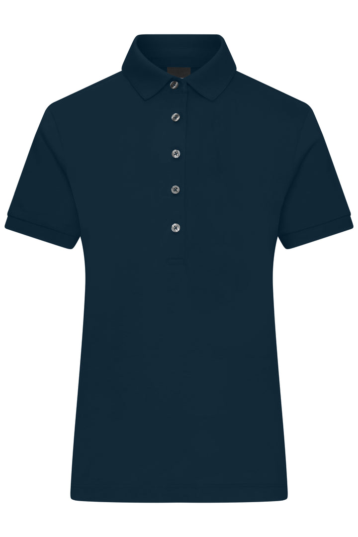 Ladies' Mercerised Polo - navy