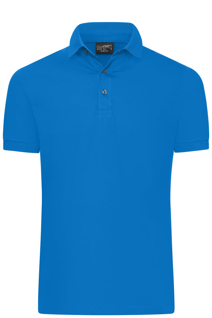 Men's Mercerised Polo Slim Fit - riviera